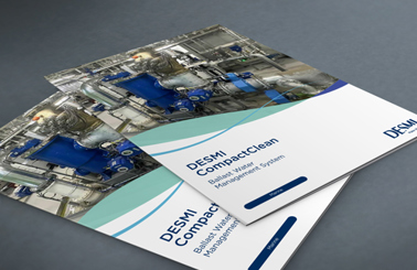DESMI brochures featuring Ocean Guard CompactClean ballast water management system.