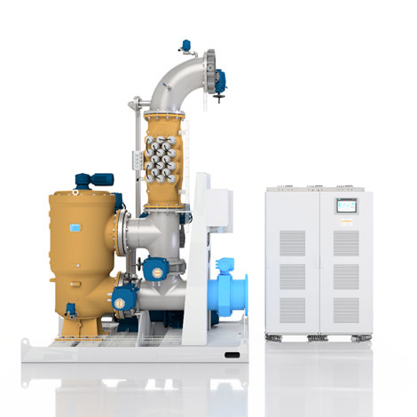 DESMI CompactClean BWMS system for efficient ballast water management and treatment.