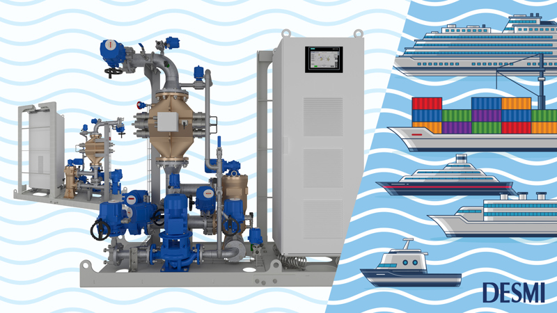 Ballast water management system for any size vessel